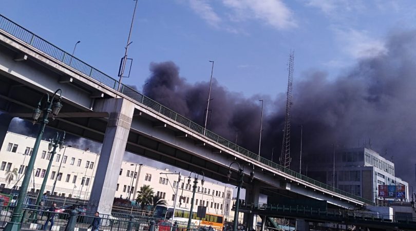حريق محطة رمسيس