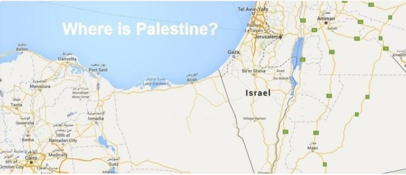 فلسطين على خرائط جوجل