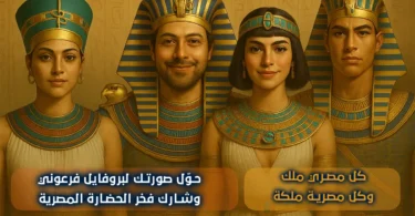 المتحف المصري الكبير – غيّر صورة بروفايلك ملك أو ملكة فرعونية