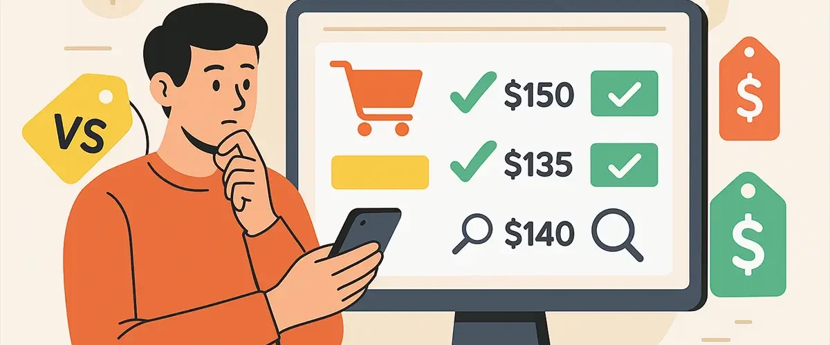 compare prices before shopping online