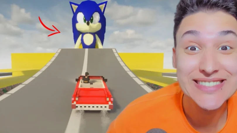 سيارة صغيرة ضد سونيك العملاق - ترندات مصر