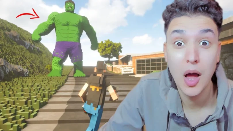 تكسير منزل فرانكلين 😱 وقابلت العملاق الاخضر