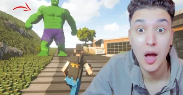 تكسير منزل فرانكلين 😱 وقابلت العملاق الاخضر