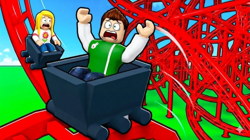 روبلوكس : بناء اكبر مدينة ملاهي في العالم لعبة roblox !! 🛝🎡