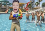 مسدس جديد فى الملاهى المائية !!