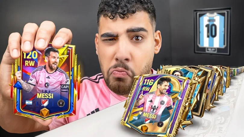 عملت التشكيلة التاريخيه لجميع كروت ميسي🤯🇦🇷