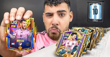 عملت التشكيلة التاريخيه لجميع كروت ميسي🤯🇦🇷