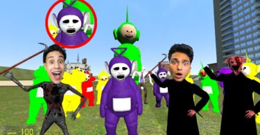 تحدي الذهاب الي عالم تيلتابيز المرعب مع ام كامل وتحدي الدكتور الشرير صنع منهم وحوش😱 | Garry's Mod