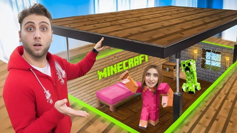 اكتشفت غرفة اختي السرية في ماين كرافت !