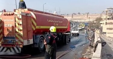 حريق منشيه الزرايب - تفاصيل الخبر