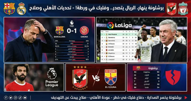 ليلة خسر فيها البارسا الصدارة .. أريبلوا يتصدر بالملكي للمرة الأولى
