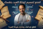 اصنع تصميم تهنئة العيد بنفسك بالذكاء الاصطناعي وشارك الفرحة
