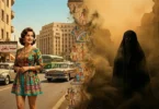 صورة تعبيرية توضح تغير الهوية المصرية وتأثير الرياح الصفراء والفكر الدخيل على ملابس وثقافة المرأة المصرية.