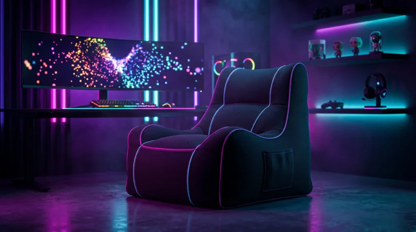 بين باج جيمنج - Gaming Bean Bag Pro Setup بإضاءة RGB من Bomba Now في مصر
