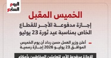 الخميس اجازة - تفاصيل الخبر