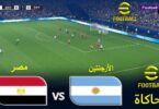 الأرجنتين مصر محاكاة كأس - تفاصيل الخبر